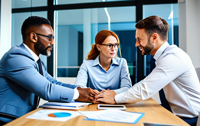**
"A diverse team of professionals collaborating around a table in a modern, brightly lit office, discussing cybersecurity compliance, fully clothed in professional attire, safe for work, appropriate content, perfect anatomy, natural proportions, family-friendly, demonstrating teamwork and data protection."
**