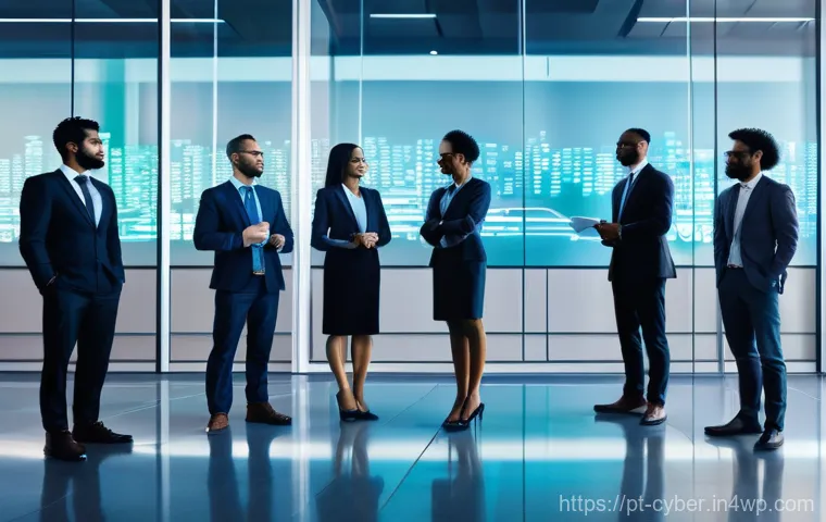 사이버 보안 규정 준수와 법적 리스크 - **Prompt: The Evolving Digital Threat and Robust Defense**
    A dynamic, high-tech digital landscap...
