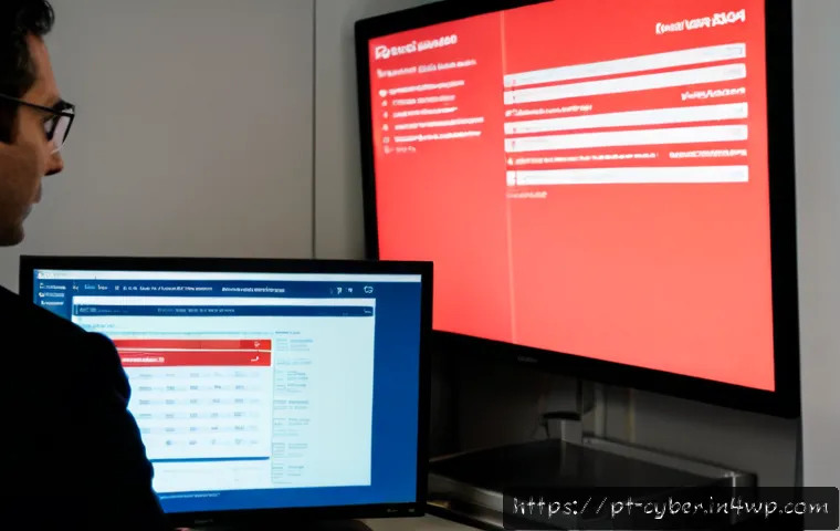 Home 17 사이버 보안 규정 준수 실패 사례 연구 - Photorealistic cybersecurity compliance failure case study scene in a modern Lisbon financial office...